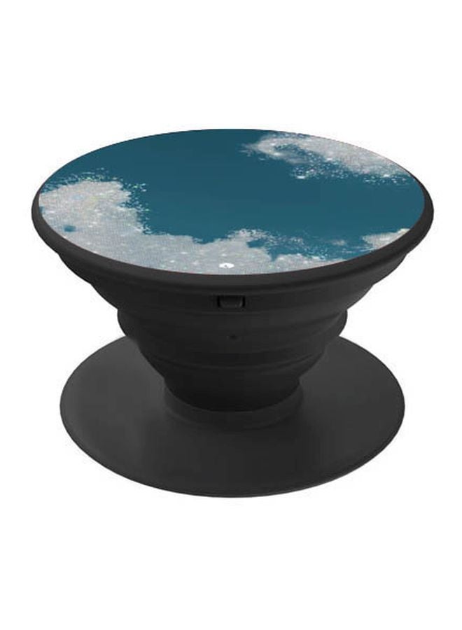 BP Cloud Printed Pop Socket Phone Holder Black/Grey/Blue - Image 1