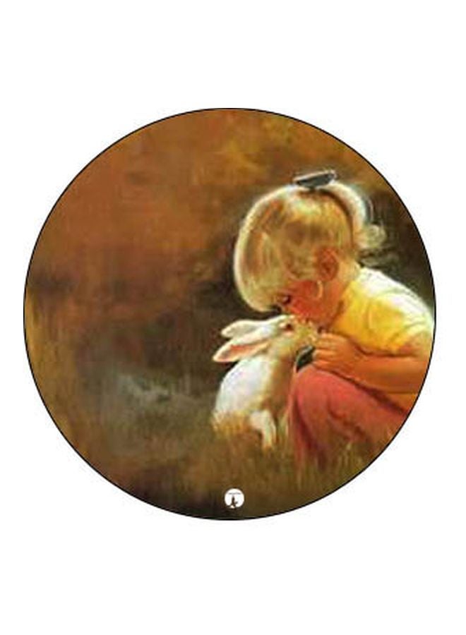 بي بي حامل هاتف بوب سوكيت بطبعة فتاة كرتونية بني/أبيض/أحمر - Image 2