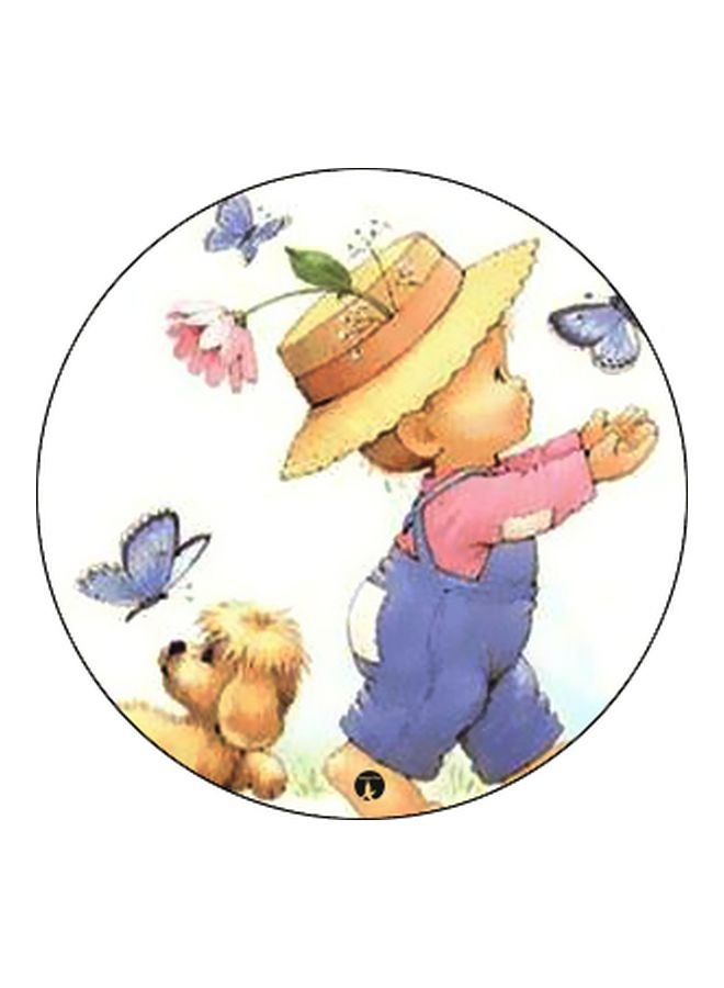 BP Kid Printed Pop Socket Phone Holder Black/White/Beige - Image 2