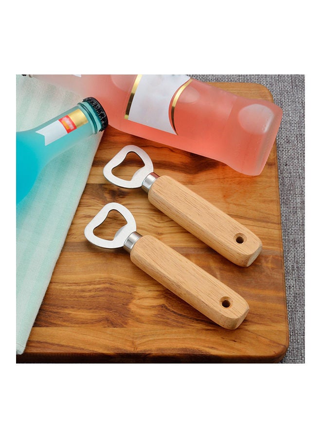 Can Hang Corkscrew With Wooden Handle Brown 14x2x4cm  - Image 5