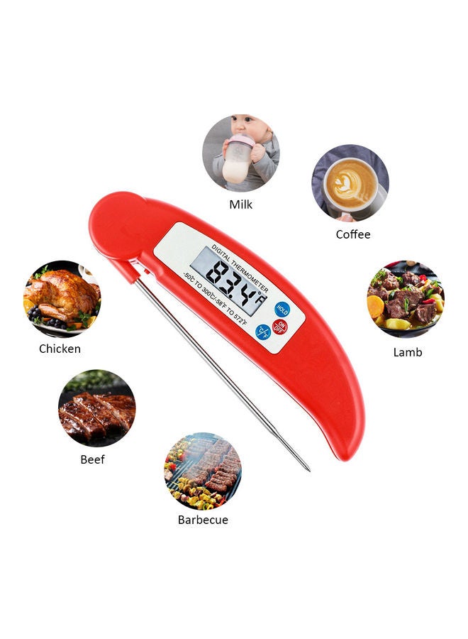 Oil Temperature Barbecue Food Thermometer Red 20x2.5x7.5cm  - Image 5