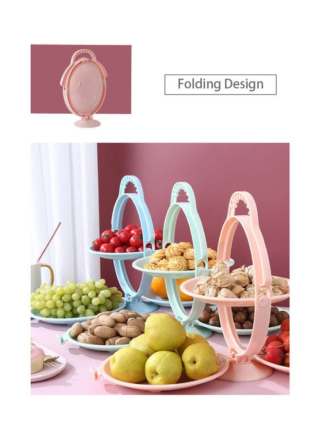 Creative Folding Storage Tray Blue 27x6x24cm  - Image 2