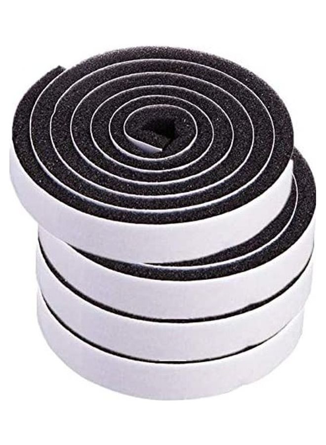 Generic - 4-Piece Self-Adhesive Seal Foam Tape Set White 8cm - Image 1