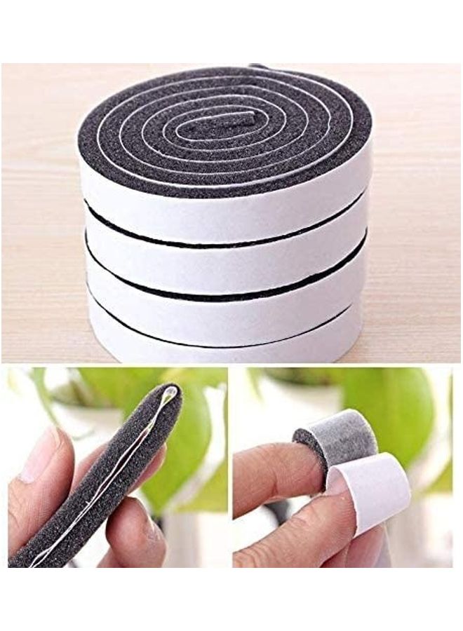 Generic - 4-Piece Self-Adhesive Seal Foam Tape Set White 8cm - Image 1