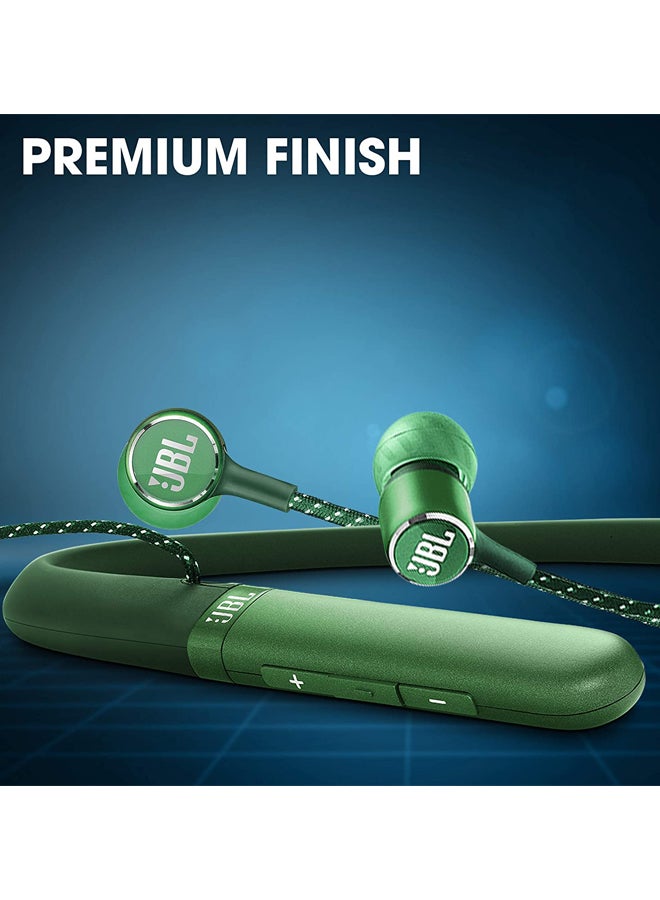 JBL - Live 200BT In-Ear Neckband Bluetooth Earphones Green - Image 1