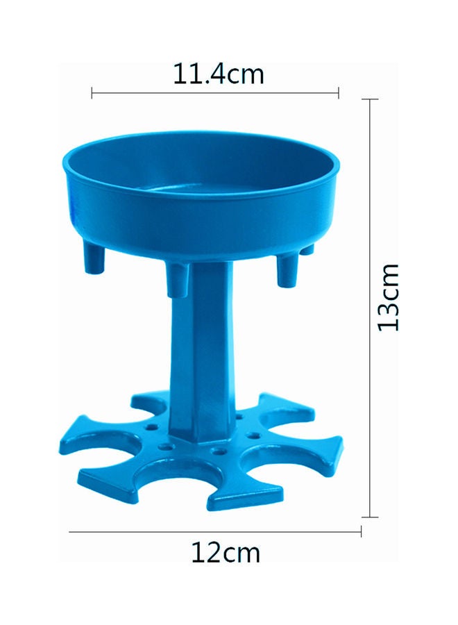 طقم موزع مكون من 6 أكواب أزرق 14x13x13.5سم  - Image 3