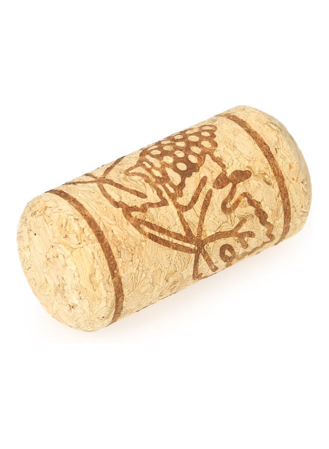 100-Piece Oak Wine Stoppers Set Beige 44x22cm  - Image 4