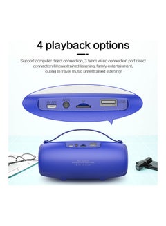 Zealot S34 Outdoor Portable Wireless Bluetooth Speaker Camouflage Blue  - Image 2