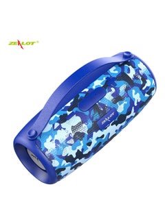 Zealot S34 Outdoor Portable Wireless Bluetooth Speaker Camouflage Blue  - Image 3
