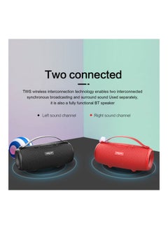 Zealot S34 Outdoor Portable Wireless Bluetooth Speaker Red  - Image 5