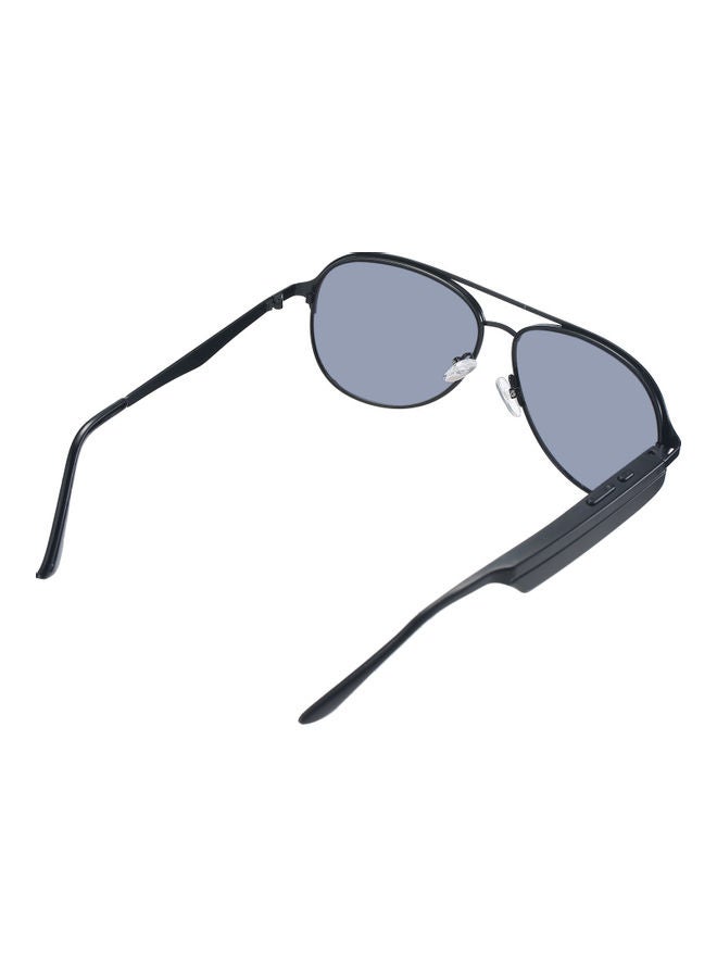 Generic UV Protected Sunglasses With Headphones And Storage Box Black  - Image 4