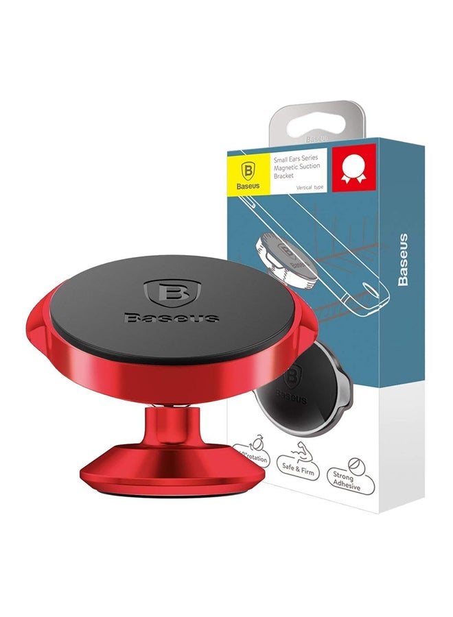 Baseus Small Ears Series Magnetic Suction Bracket Phone Holder Vertical Type Red/Black  - Image 4