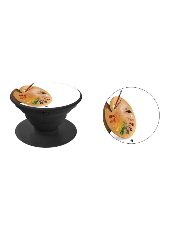BP - Colour Palette Printed Pop Socket Phone Holder White/Beige - Image 1