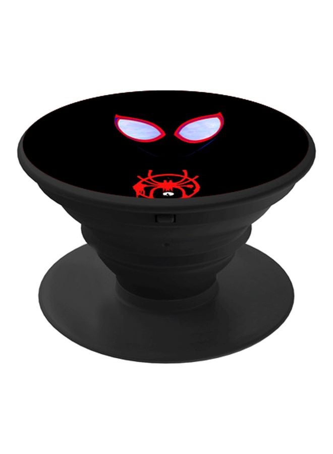 BP Cartoon Printed Pop Socket Phone Holder Black/Red - Image 1
