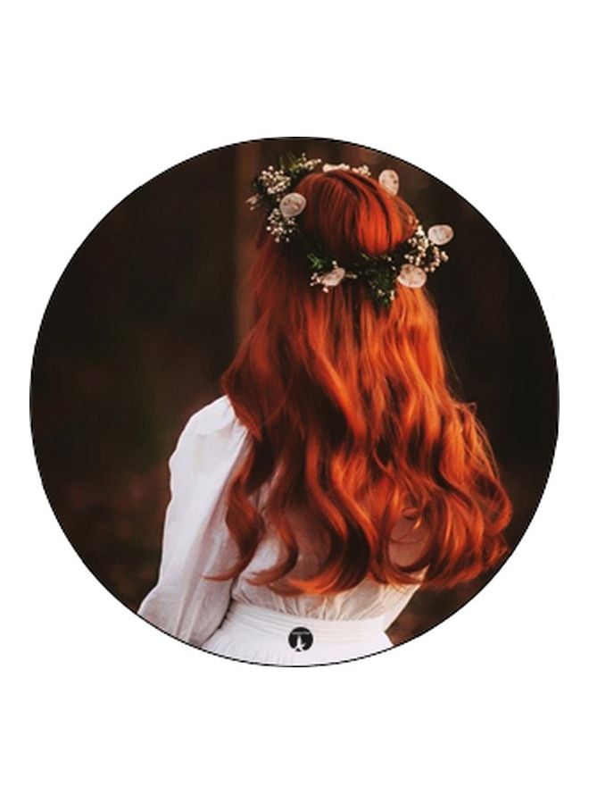BP Girl With Tiara Printed Pop Socket Phone Holder Black/Brown/White - Image 2