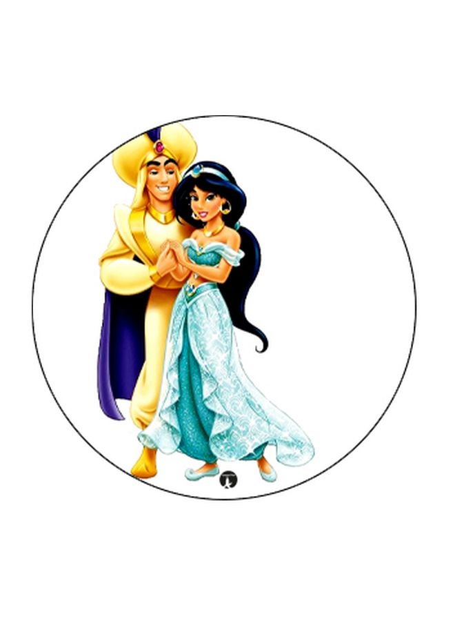 BP Aladdin Cartoon Printed Pop Socket Phone Holder Black/Yellow/Green - Image 2