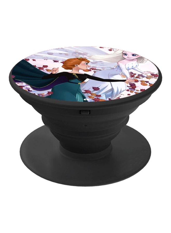 BP Cartoon Printed Pop Socket Phone Holder White/Green/Black - Image 1