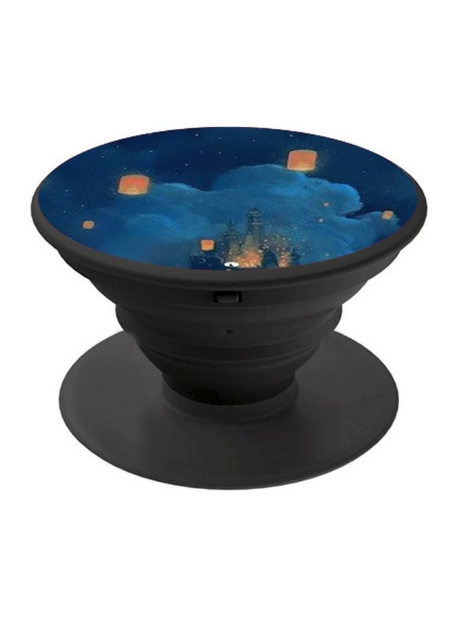 BP Sky Lantern Printed Pop Socket Phone Holder Blue/Yellow/Black - Image 1