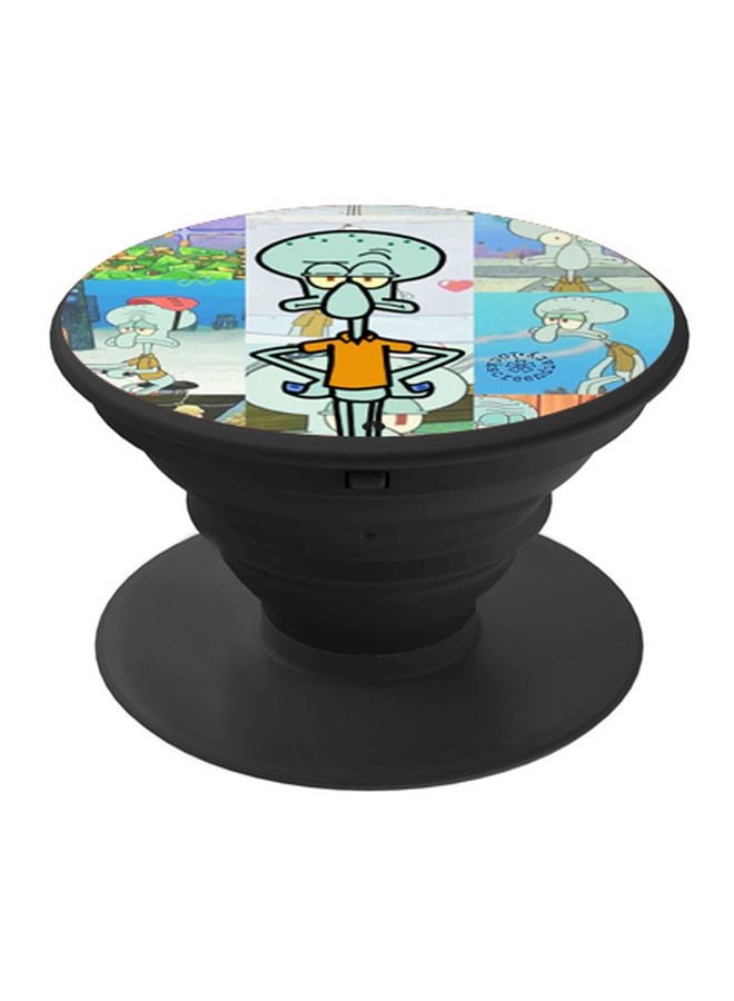 BP Squidward Tentacles Printed Pop Socket Phone Holder Green/Blue/Black - Image 1