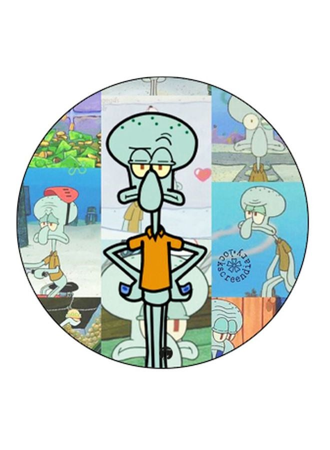 BP Squidward Tentacles Printed Pop Socket Phone Holder Green/Blue/Black - Image 2
