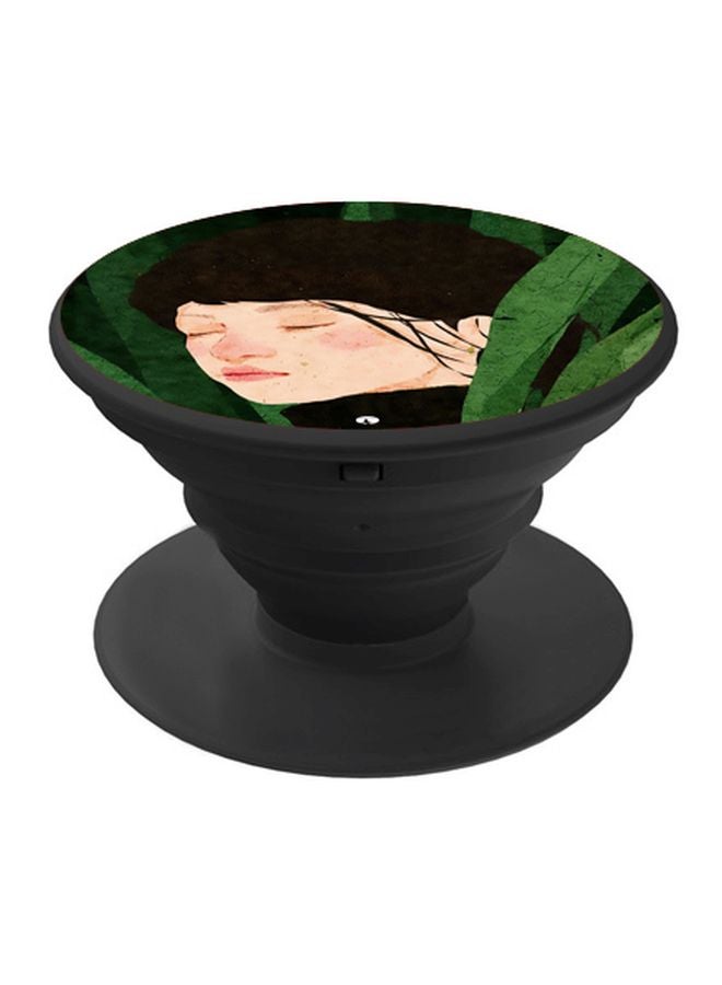 BP Boy Printed Pop Socket Phone Holder Beige/Green/Black - Image 1