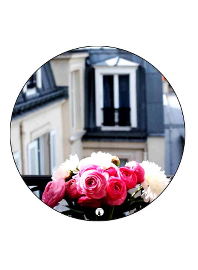 BP Roses Printed Pop Socket Phone Holder Beige/Pink/Black - Image 2