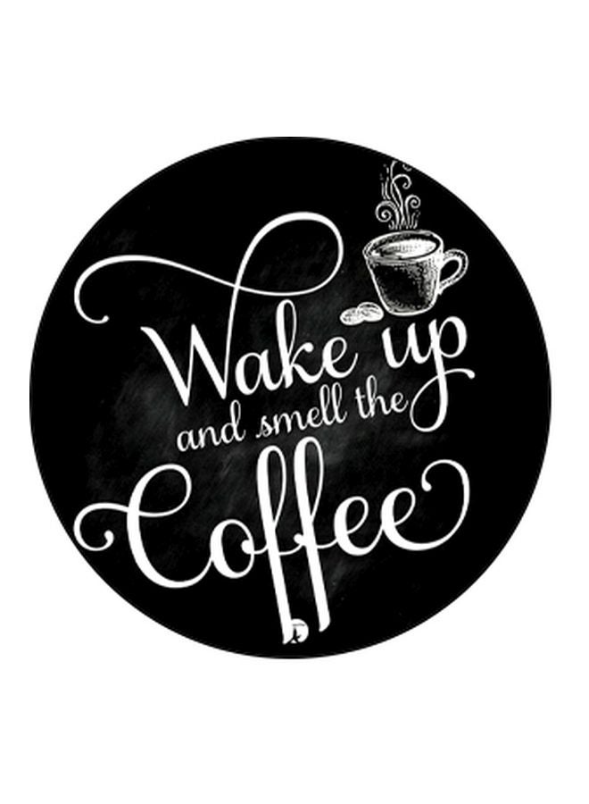 BP Wake Up And Smell The Coffee Printed Pop Socket Phone Holder Black/White - Image 2