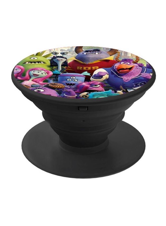 BP Cartoon Printed Pop Socket Phone Holder Red/Green/Black - Image 1