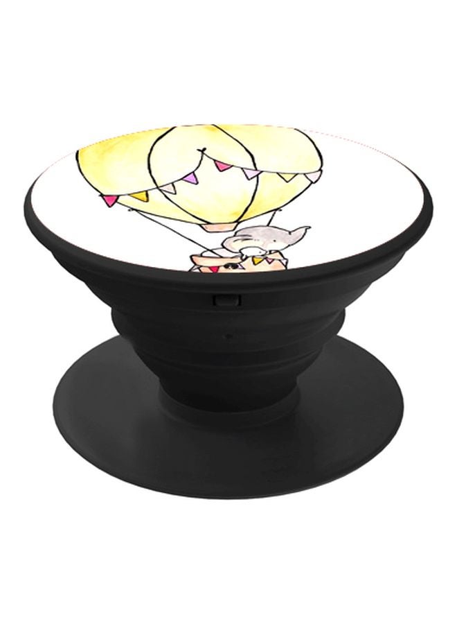 BP Parachute Printed Pop Socket Phone Holder Yellow/White/Black - Image 1