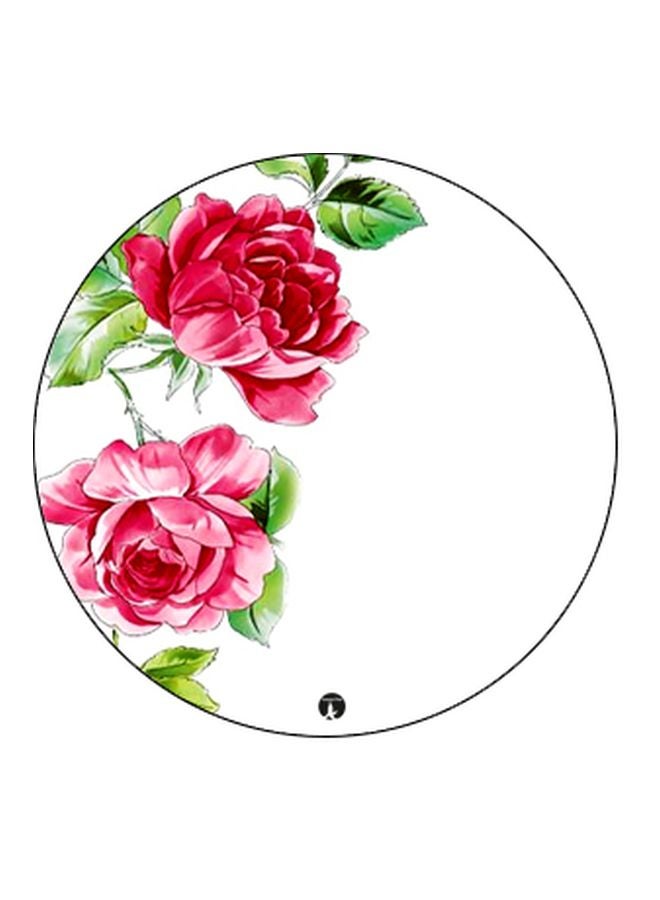 BP Floral Printed Pop Socket Phone Holder White/Pink/Black - Image 2