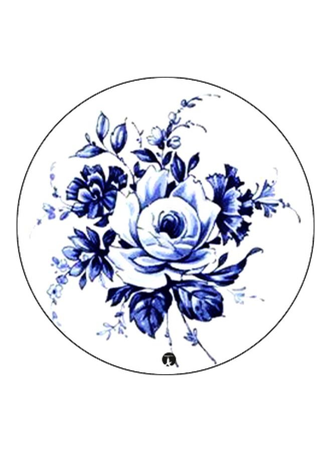 BP Floral Printed Pop Socket Phone Holder White/Blue/Black - Image 2