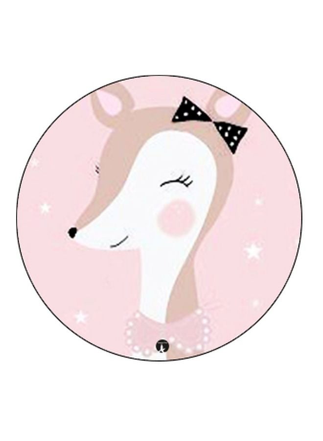 بي بي حامل هاتف بوب سوكيت بطبعة غزال وردي / أبيض / أسود - Image 2