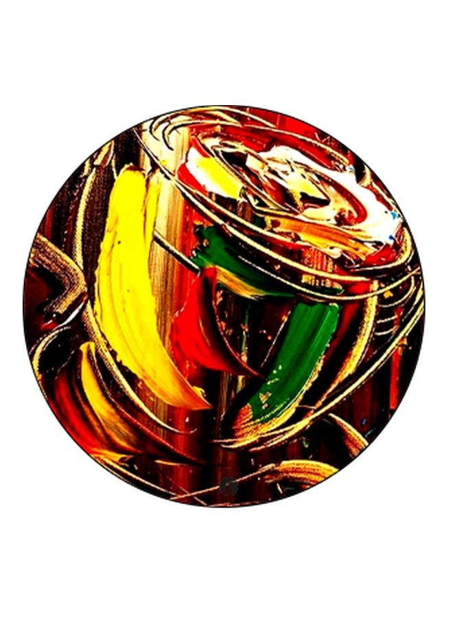 بي بي حامل هاتف بوب سوكيت بطبعة تجريدية أصفر/أحمر/أسود - Image 2