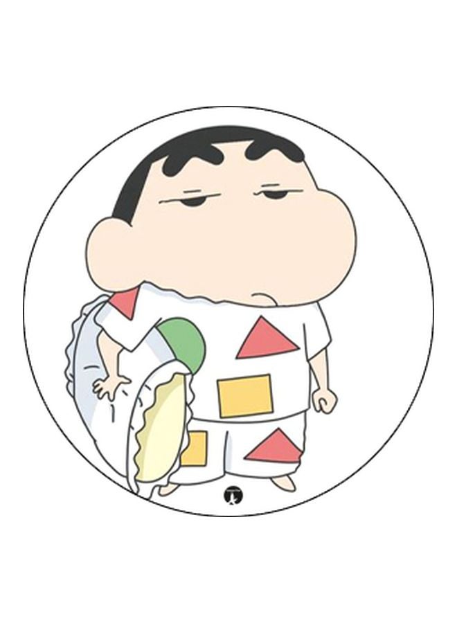 BP Shin-Chan Printed Pop Socket Phone Holder White/Red/Black - Image 2