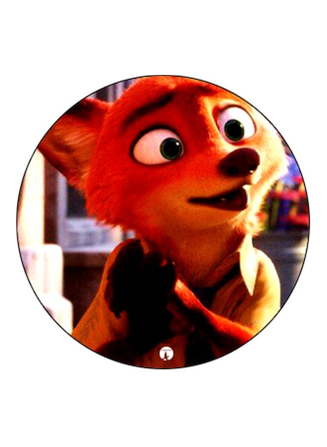 BP Fox Printed Pop Socket Phone Holder Brown/Purple/Black - Image 2