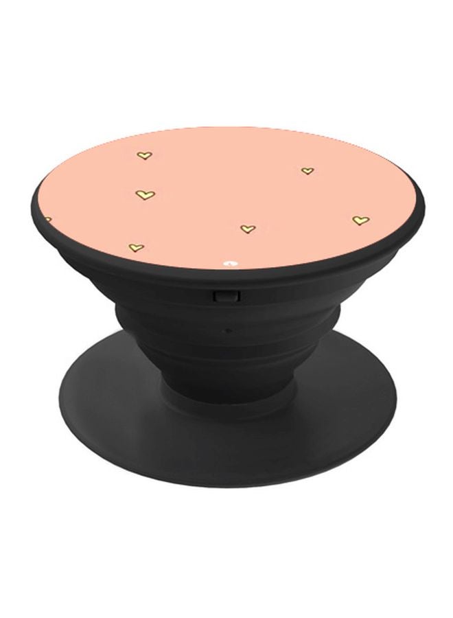 BP Little Hearts Printed Pop Socket Phone Holder Pink/Green - Image 1