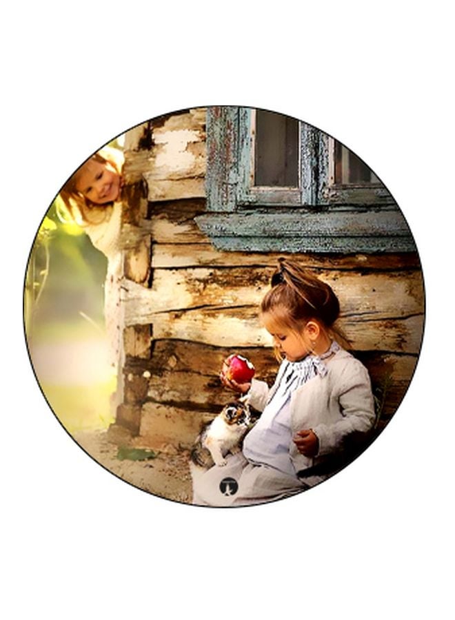 بي بي حامل هاتف بوب سوكيت بطبعة فتيات بني/أبيض/أزرق - Image 2