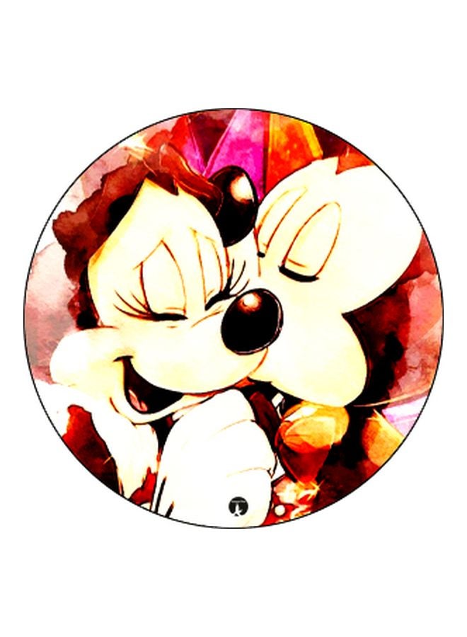 BP Mickey Mouse Printed Pop Socket Phone Holder Beige/Black/Pink - Image 2