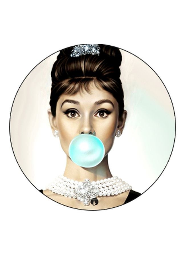 BP Lady Printed Pop Socket Phone Holder Beige/Blue/Black - Image 2