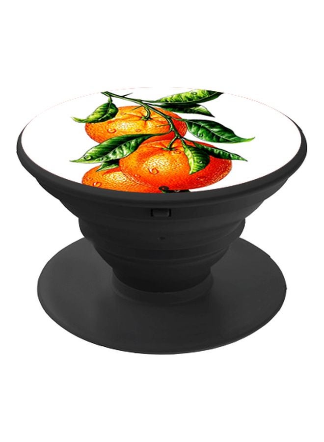 BP Orange Printed Pop Socket Phone Holder Orange/Green/White - Image 1