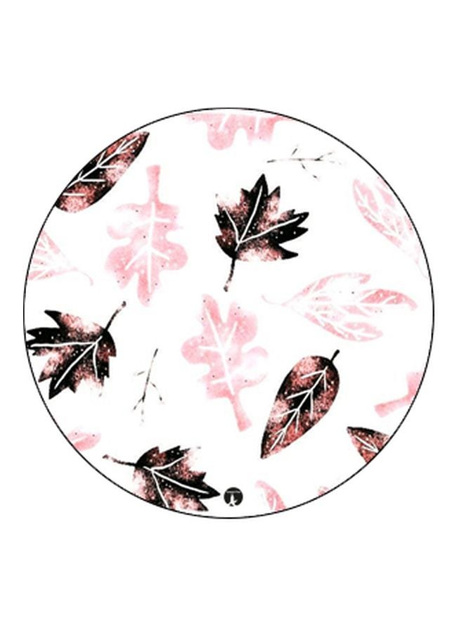BP Leaves Printed Pop Socket Phone Holder Pink/Black/White - Image 2