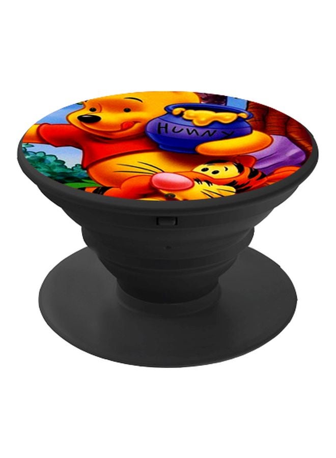 BP Winnie The Pooh Printed Pop Socket Phone Holder Yellow/Red/Blue - Image 1
