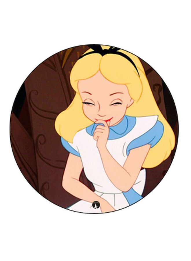 BP Cartoon Printed Pop Socket Phone Holder Brown/White/Black - Image 2