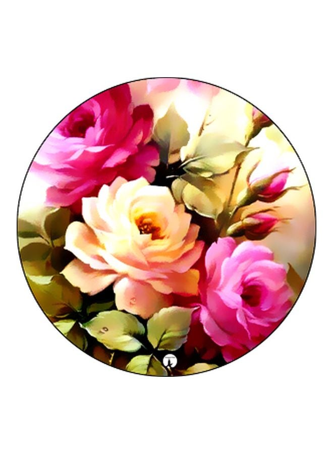 BP Floral Printed Pop Socket Phone Holder Pink/Beige/Green - Image 2