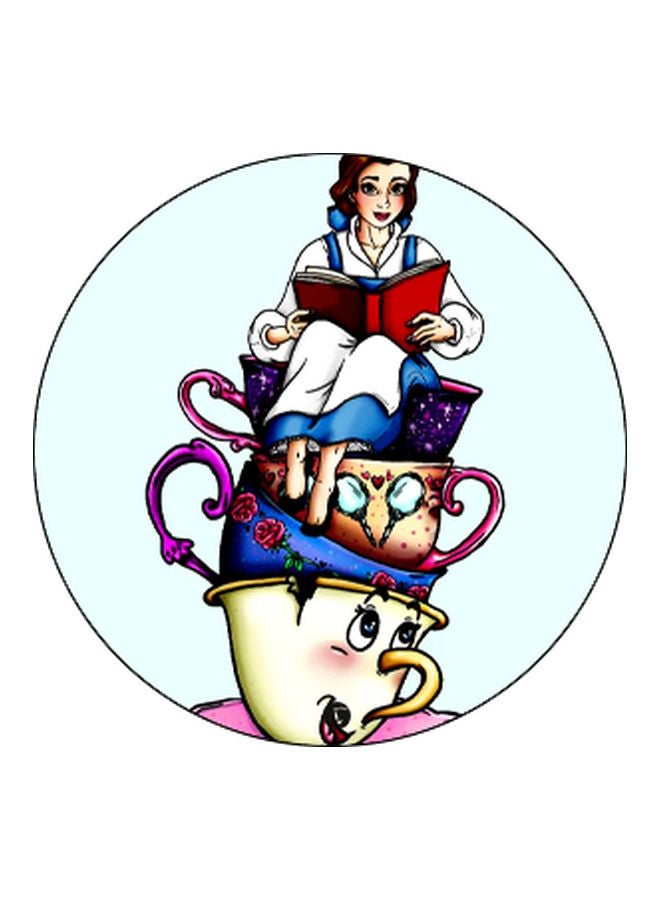 بي بي حامل هاتف على شكل مقبض أصابع منبثق بطبعة رسومات كرتونية متعدد الألوان - Image 2