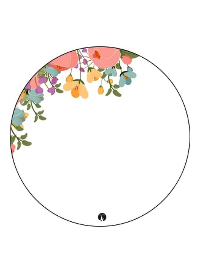 BP Floral Printed Pop Socket Phone Holder White/Green/Pink - Image 2