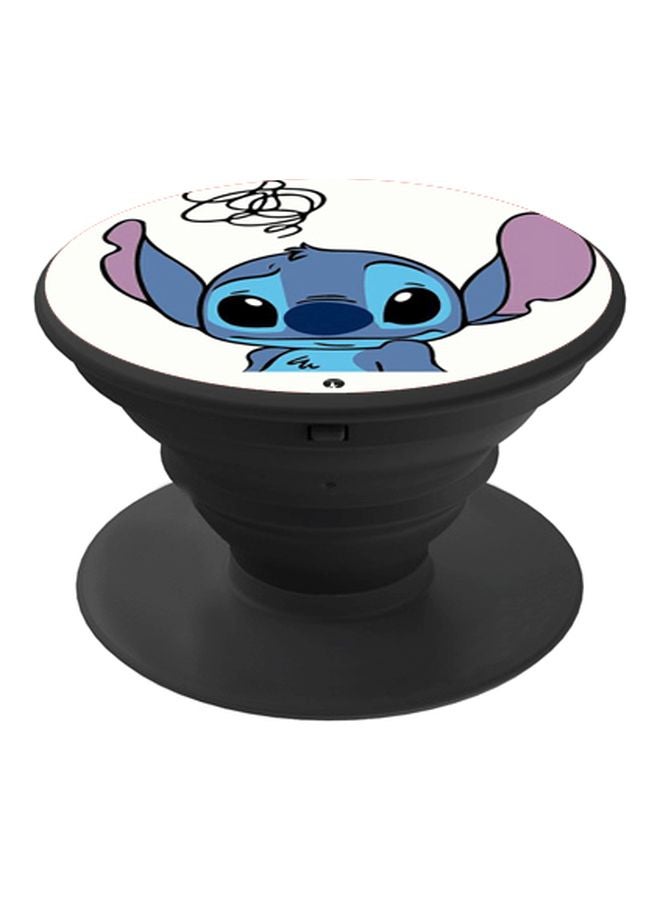 BP Cartoon Lilo And Stitch Printed Pop Socket Phone Holder Blue/White/Purple - Image 1