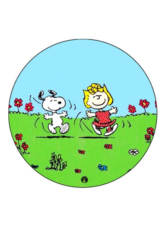 BP Comic Dog And Kid Printed Pop Socket Phone Holder Blue/Green/Red - Image 2