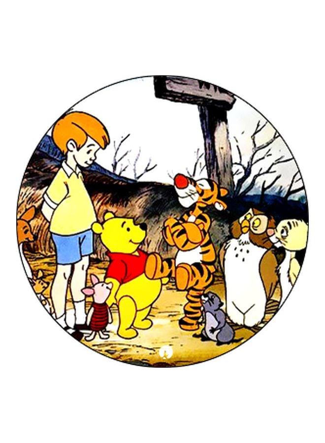 بي بي حامل هاتف على شكل مقبض أصابع منبثق بطبعة رسومات كرتونية متعدد الألوان - Image 2