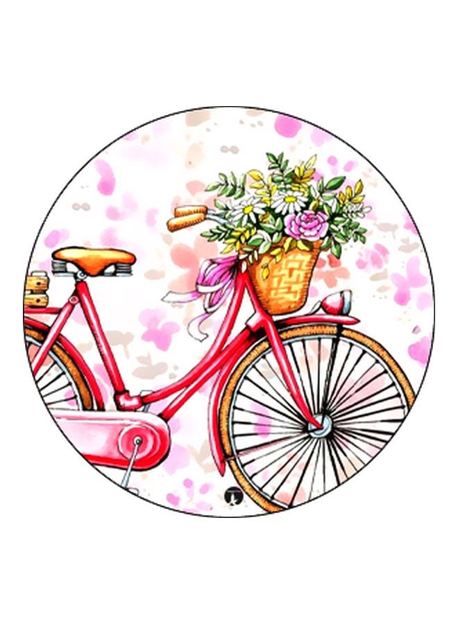 بي بي حامل هاتف بوب سوكيت بطبعة لدراجة وردي/ أخضر/ أسود - Image 2